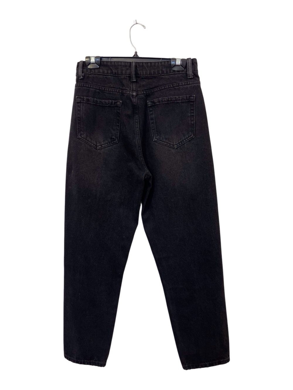 Shein Women's Black Distressed Riped Relaxed Five-Pockets Jeans,M(6) - Picture 4 of 7